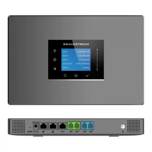 UCM6302A Grandstream IPPBX, 2 FXO, 2 FXS, 500 Users, 75 Concurrent CallsUCM6302A Grandstream IPPBX, 2 FXO, 2 FXS, 500 Users, 75 Concurrent Calls