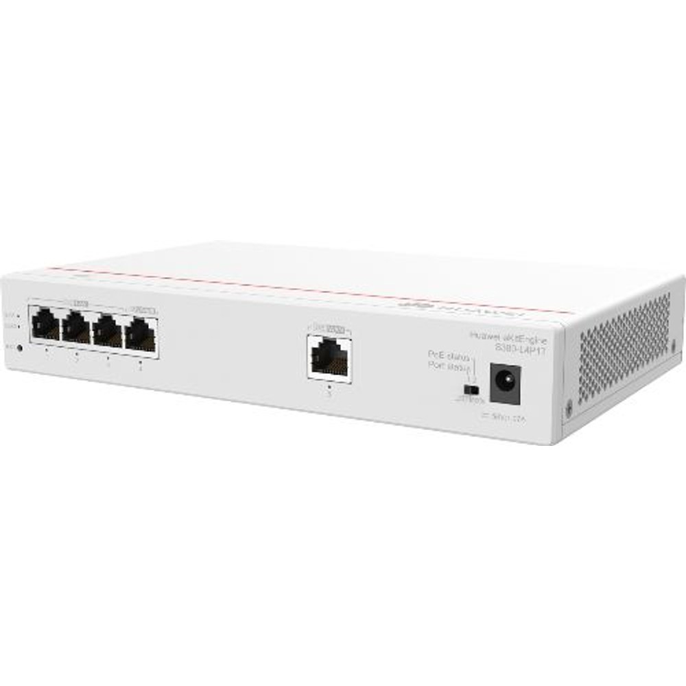 Huawei eKitEngine S380-L4P1T Multi-Service Gateway, 1x GE WAN, 4x GE LAN, PoE